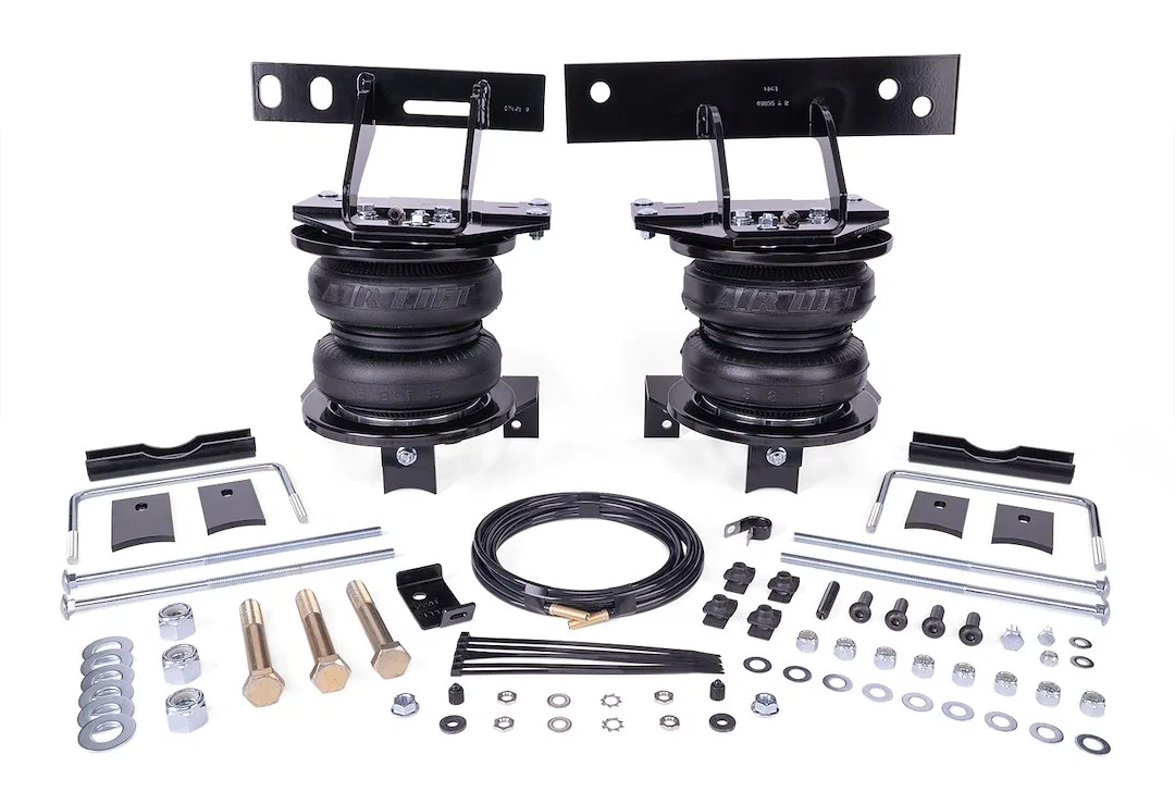 57554 – AIR LIFT Helper Spring Kit, Air Spring With Internal Jounce Bumper Frame Mount Up To 7500 Pounds Of Leveling ...